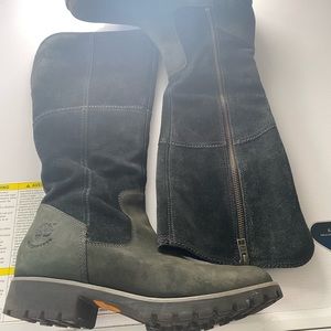 Timberland knee high boots black size 7 Women